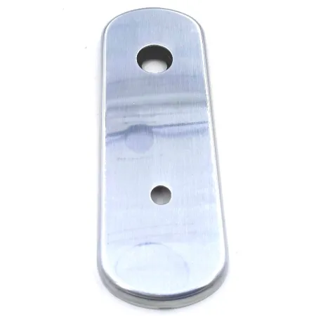 PLACCA GPB CON FORO D.10 X CILINDRO C-POMOLO INT.85 CROMO LUCIDO