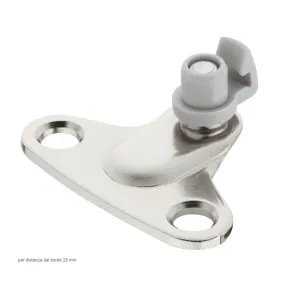 PIASTRA PIANA DI FISSAGGIO SNODO HAFELE DUO MM.28