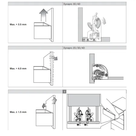 SET FRIZIONI/ATTACCHI 3D PER GUIDE DYNAPRO