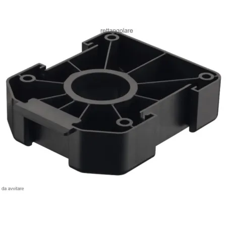 PIASTRA PER MONTAGGIO PIEDINO IN PLASTICA AXILO