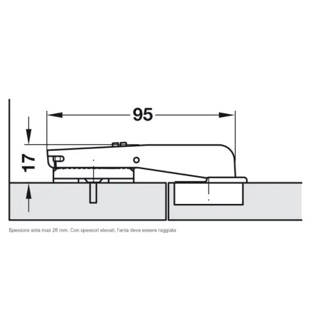 CERNIERA SALICE CONTROCOLLO LUNGA C7A6ND9AC RALLENTATA