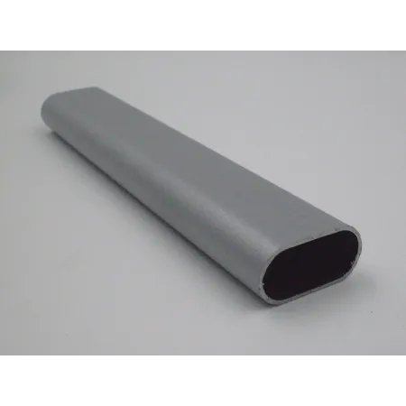 TUBO IN FERRO VERNICIATO ALLUMINIO 30X15 mm