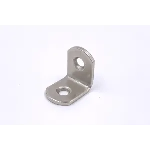 LASTRINA PIEGATA MINUTEX 622-2 NIKELATA 20X20 mm (CONF. 25 PEZZI)