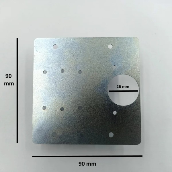 PIASTRA JOLLY  MINUTEX PER RIPRISTINO FORO CERNIERA DIAM.26 SUL LEGNO ROVINATO