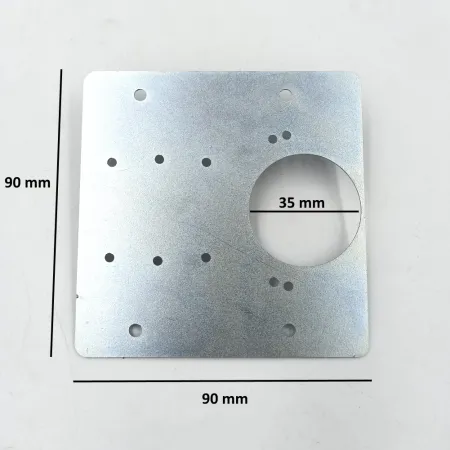 PIASTRA JOLLY  MINUTEX RIPRISTINO FORO CERNIERA D.35 SUL LEGNO ROVINATO