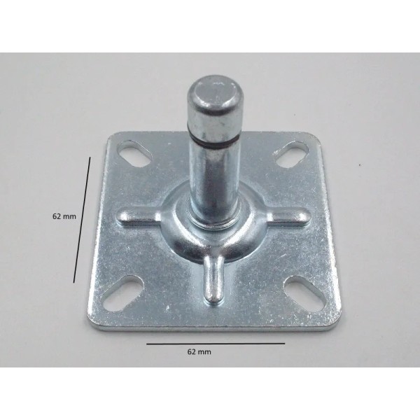 RUOTA OGTM FORMULA 60 GOMMA GRIGIA C-FRENO+PIASTRA