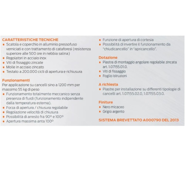 CHIUDICANCELLO CISA C1310-01-0 NERO   -PROMO-