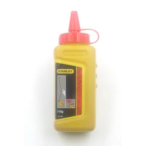 POLVERE PER TRACCIARE ROSSA IN FLACONE GR.115 STANLEY 1-47-404