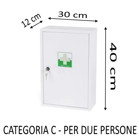 ARMADIETTO PRONTO SOCCORSO DM/626 PLUS FINO A 2 PERSONE CATEGORIA C