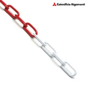 CATENA METALLO BIANCO - ROSSA