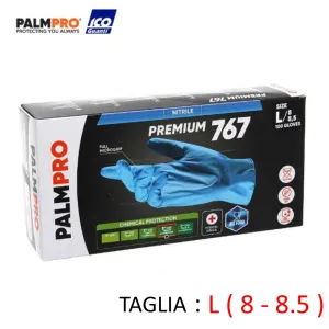 GUANTI NITRILPRO TG.L 8-8,5 - CONFEZIONE DA 100 PZ-  OFFERTA