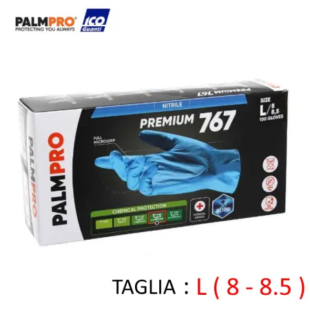 GUANTI NITRILPRO TG.L 8-8,5 - CONFEZIONE DA 100 PZ-  OFFERTA