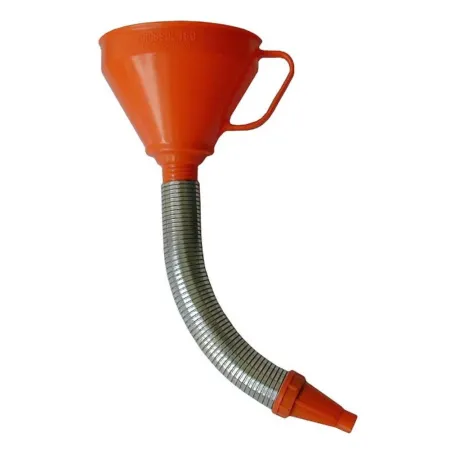 IMBUTO IN PLASTICA CON TUBO FLESSIBILE IN METALLO