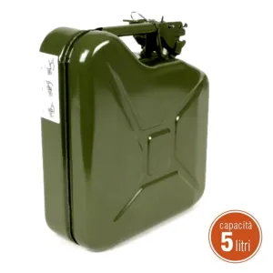 TANICA PER CARBURANTI IN METALLO 5 LITRI