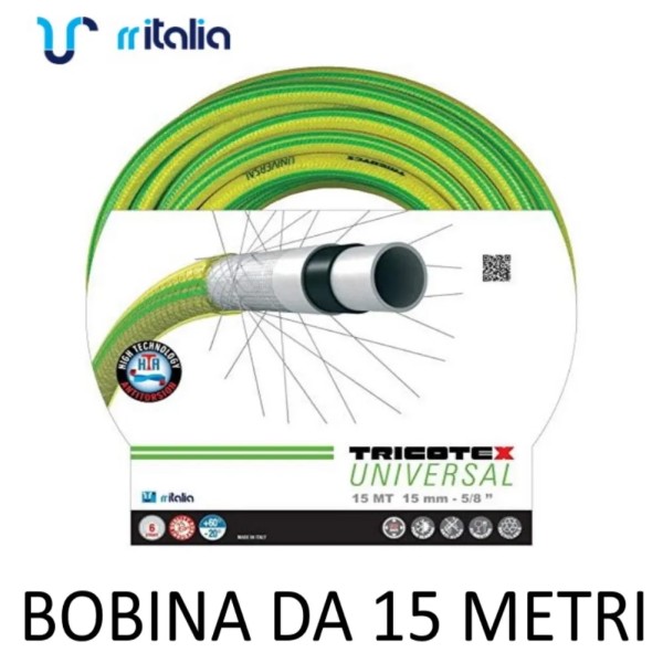 TUBO GIARDINO GIALLO DIAMETRO 15 CM - BOBINA METRI 15