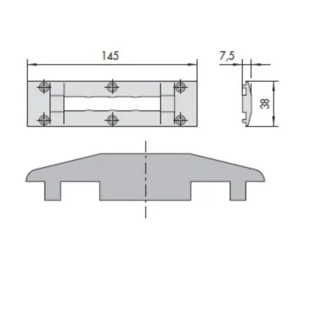 CONTROPIASTRA CISA 06277-02-0  -IN NYLON -