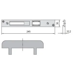 CONTROPIASTRA CISA 06463-17-0