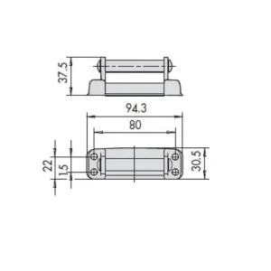 CONTROPIASTRA CISA 07021-00-0