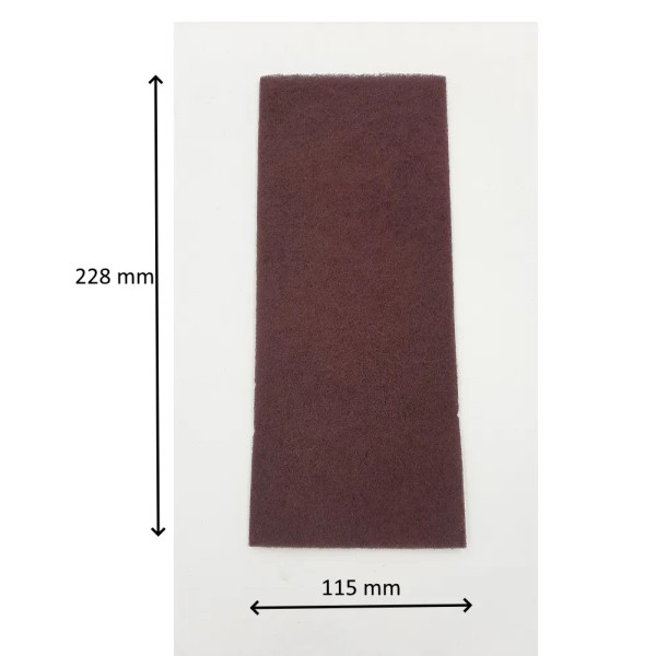 FOGLIO di TESSUTO T-TEX ABRASIVO 115X280 ROSSO