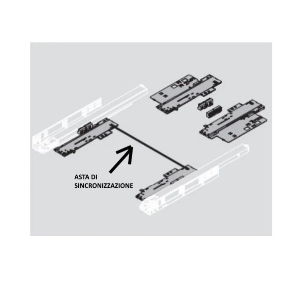 Asta di Sincronizzazione Grass per Tipmatic 120cm