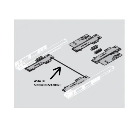 Asta di Sincronizzazione Grass per Tipmatic 120cm