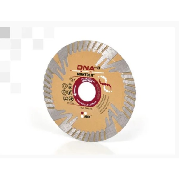 DISCO DIAMANTATO MONTOLIT mod. DNA TXH 230 TURBO