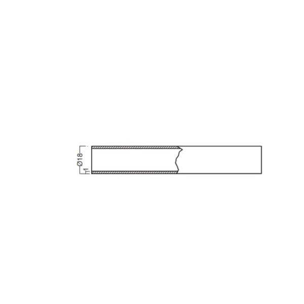 TUBO INOX D.18 mm TAHUMA AISI304
