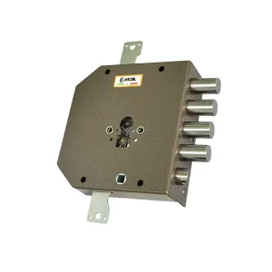 SERRATURA MOIA A454 DX TRIPLICE CIL.EUR.SENZA ASTE