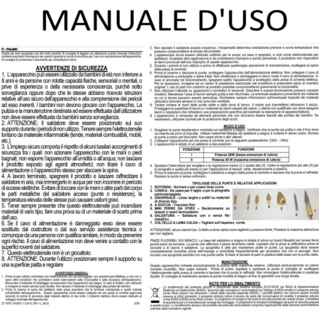 PIROGRAFO A 2 LIVELLI DI POTENZE CON 7 ACCESSORI OFFERTA