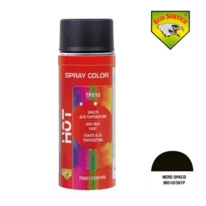 VERNICE SPRAY ALTA TEMPERATURA NERO OPACO
