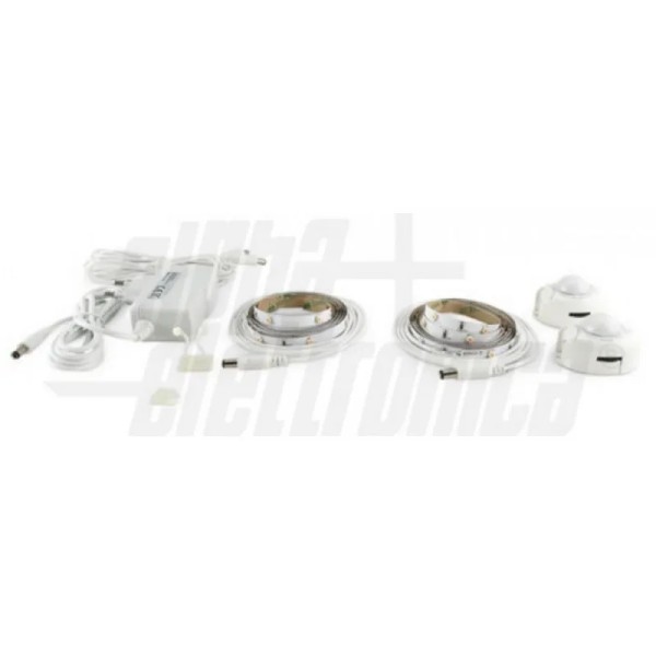 KIT ILLUMINAZIONE SCENDILETTO 2 NASTRI LED DA 1,2 MT CON SENSORI OFFERTA