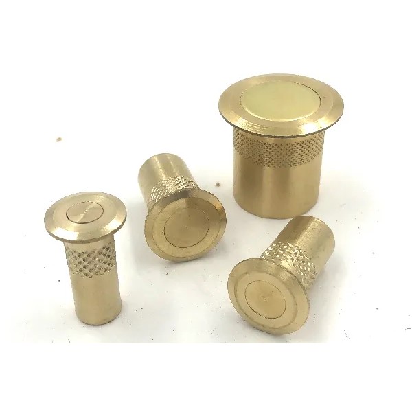 POZZETTO CASATI CON MOLLA IN OTTONE ORO SATINATO   CS797