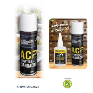 ATTIVATORE COLLA 21 CIANOCRILATO AC21 BOMBOLETTA ML.200 - OFFERTA