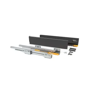 Kit Cassetto Emuca Concept Soft 500mm H.105 Grigio Antracite
