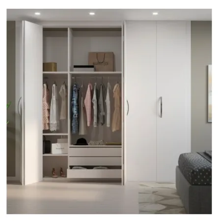 KIT 2 ANTE SCORREVOLI PIEGHEVOLI SENZA GUIDA INFERIORE