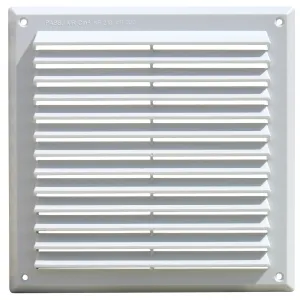 GRIGLIA AEREAZIONE MM 227X227 PLASTICA BIANCA