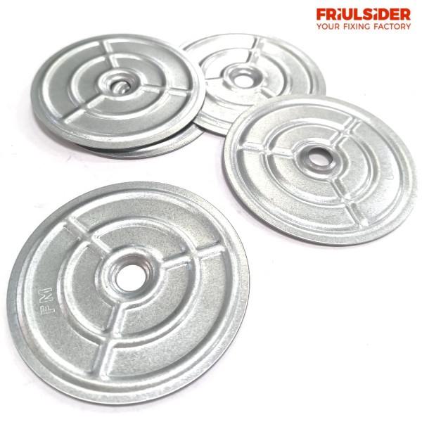 RONDELLA PER FISSAGIO PANNELLI ISOLANTI DIAM.70 MM - FORO 8 MM