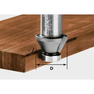 FRESA FESTOOL D.27 - 45° PER OFK 500 senza cuscinetto