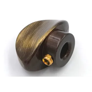 POMOLO GPB MEZZALUNA CON FORO MM.8 OTTONE BRONZATO