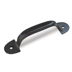 MANIGLIA STAMPATA MM 135 NERA