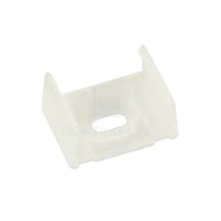 STAFFA IN PLASTICA PER IL FISSAGGIO DEL PROFILO PER LED RETTANGOLARE