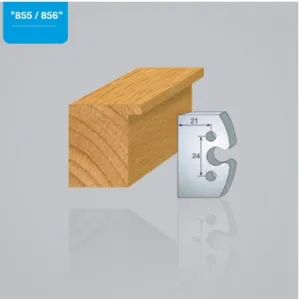 COPPIA COLTELLI LEMAN PER TESTINA H 50 ART.855.200
