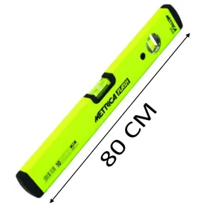 LIVELLA METRICA FLASH GIALLA 2 FIALE CM.80 -PROMO-