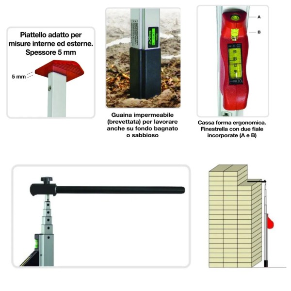 METRO TELESCOPICO METRICA TELEFIX MT.5 -PROMO-