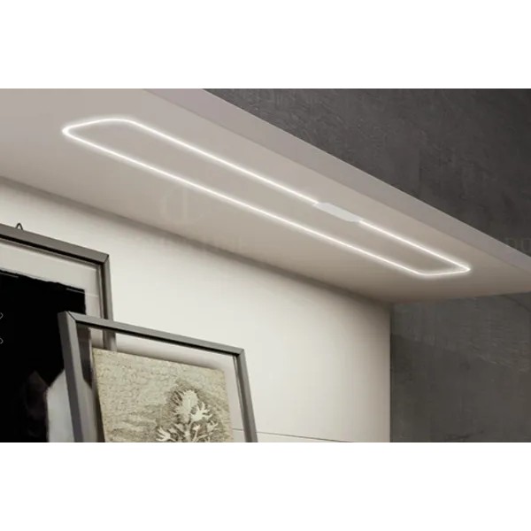 LED FLESSIBILE IN SILICONE 2500MM LUCE NATURALE CON INTERRUTTORE TOUCH ARGENTO -PROMO-