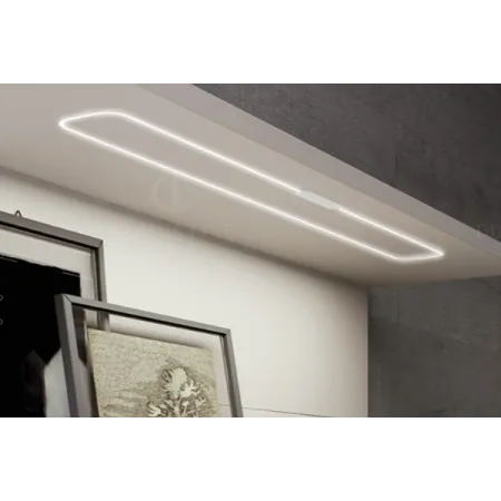 LED FLESSIBILE IN SILICONE 2500MM LUCE NATURALE CON INTERRUTTORE TOUCH ARGENTO -PROMO-