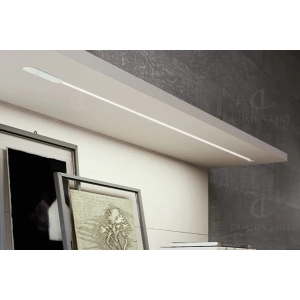 LED FLESSIBILE IN SILICONE 2500MM LUCE NATURALE CON INTERRUTTORE TOUCH ARGENTO -PROMO-