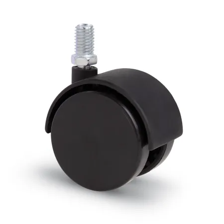 RUOTA D.50 PLASTICA NERA FILETTO M10 ART.164B