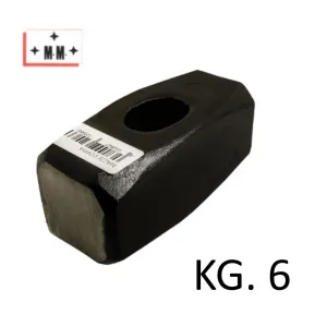 MAZZA A COPPIA KG.6 SENZA MANICO