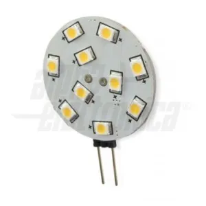 LAMPADINA PIATTA 10 LED ATTACCO G4 2,2W B.N.